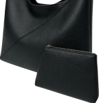 Custom Black 2-in-1 Handbag Set-Zipper with Matching Pouch