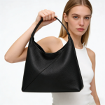 Custom Black 2-in-1 Handbag Set-Zipper with Matching Pouch