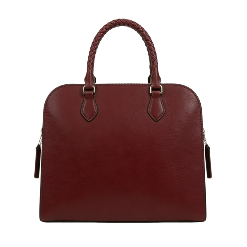 Custom Color Handbag with Dual Side Zipper Pulls | MOQ 50