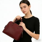 Custom Color Handbag with Dual Side Zipper Pulls | MOQ 50