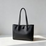 Custom Color PU Leather Shoulder Bag with Zipper & Flap Button