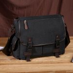 Classic Vegan Canvas Messenger Bags- Custom Color