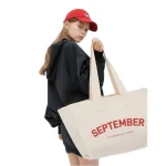 Large Heavy Canvas Tote Bags with Long Web Handles