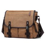 Classic Vegan Canvas Messenger Bags- Custom Color