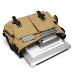 Classic Vegan Canvas Messenger Bags- Custom Color