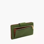 Leather Credit Card Holder Wallet-Green Color