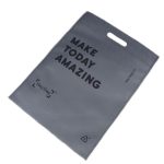 D-Cut Non-Woven Tote Bag With Custom Color & Printed