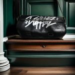 Pu Leather Weekender Gym Duffle Bag With Shoe Compartment