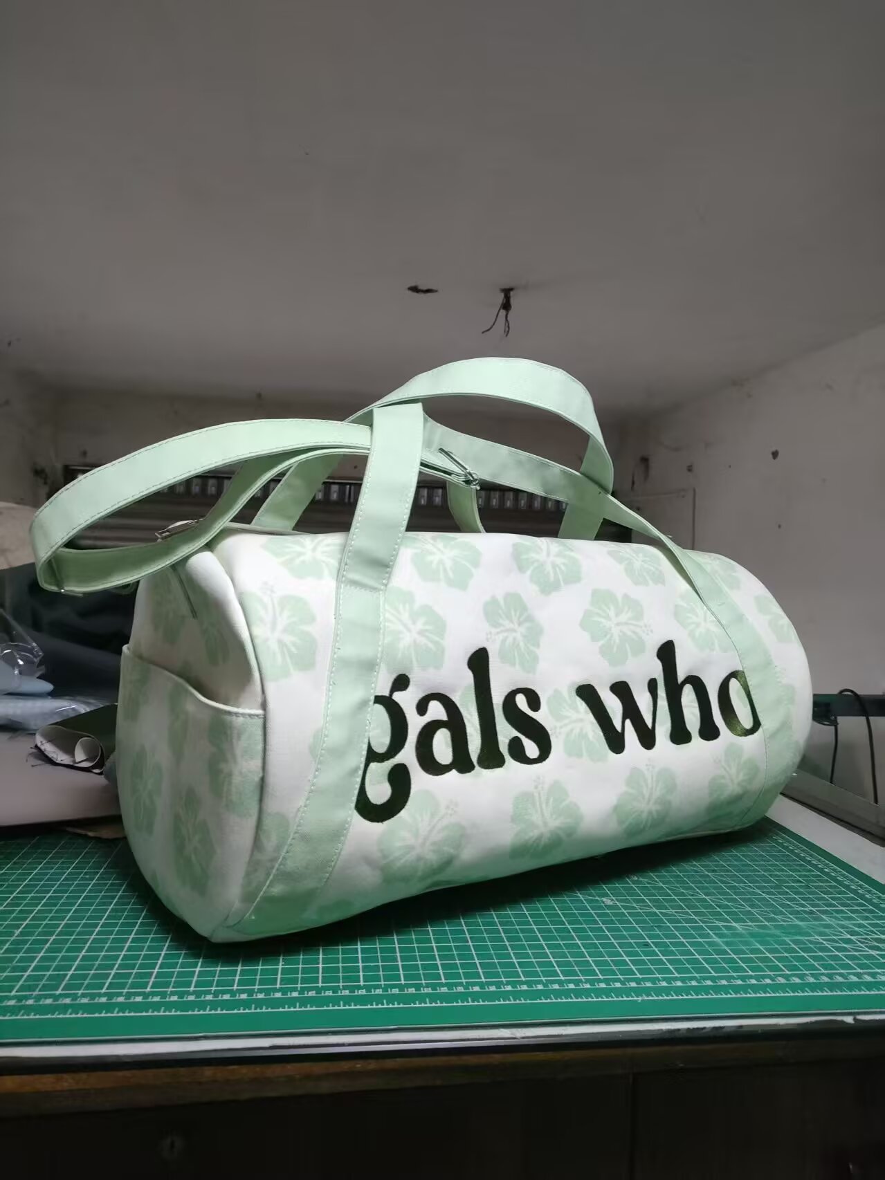 Detail of Precision Stitching for Handbags