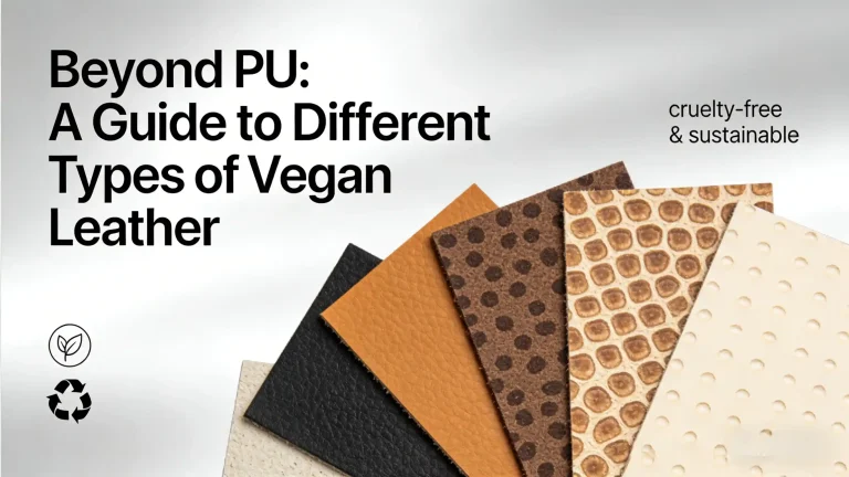Beyond PU: A Guide to Different Types of Vegan Leather (Pineapple, Apple, and Recycled Plastics）