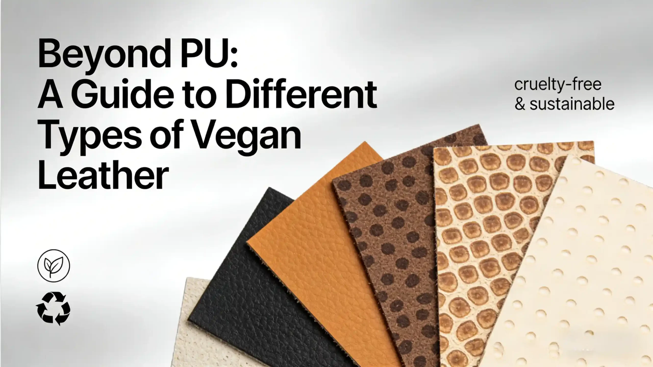 Beyond PU: A Guide to Different Types of Vegan Leather (Pineapple, Apple, and Recycled Plastics）
