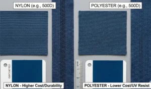 nylon vs polyester