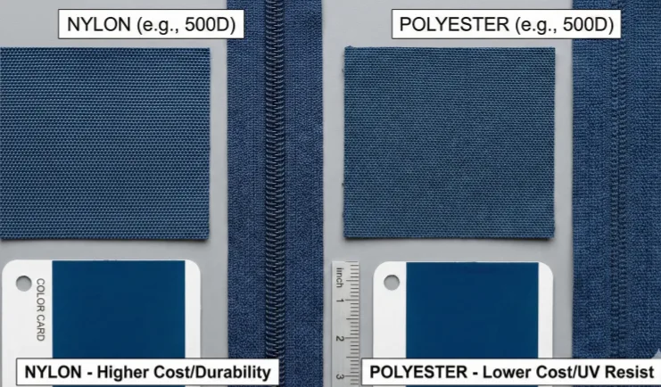 nylon vs polyester