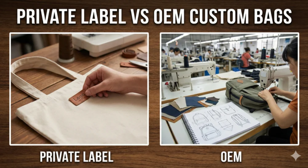 Private Label vs OEM Custom Bags: Which Is Right for Your Business?
