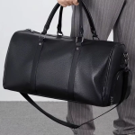 Waterproof PU Leather Duffle Bag for Travel & Outdoor