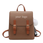 Custom PU Leather Women’s Backpack – Stylish OEM Daily Bag