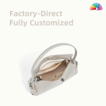 Elegant Flap Shoulder Bag with Hasp Closure-OEM/ODM