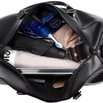 Waterproof PU Leather Duffle Bag for Travel & Outdoor