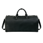 Custom Pu Leather Duffle Bag – Zipper Weekender with Crossbody Strap & Top Handles