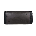 Black Duffle Travel Bag – Multi-Pocket with Zipper Compartments Weekender