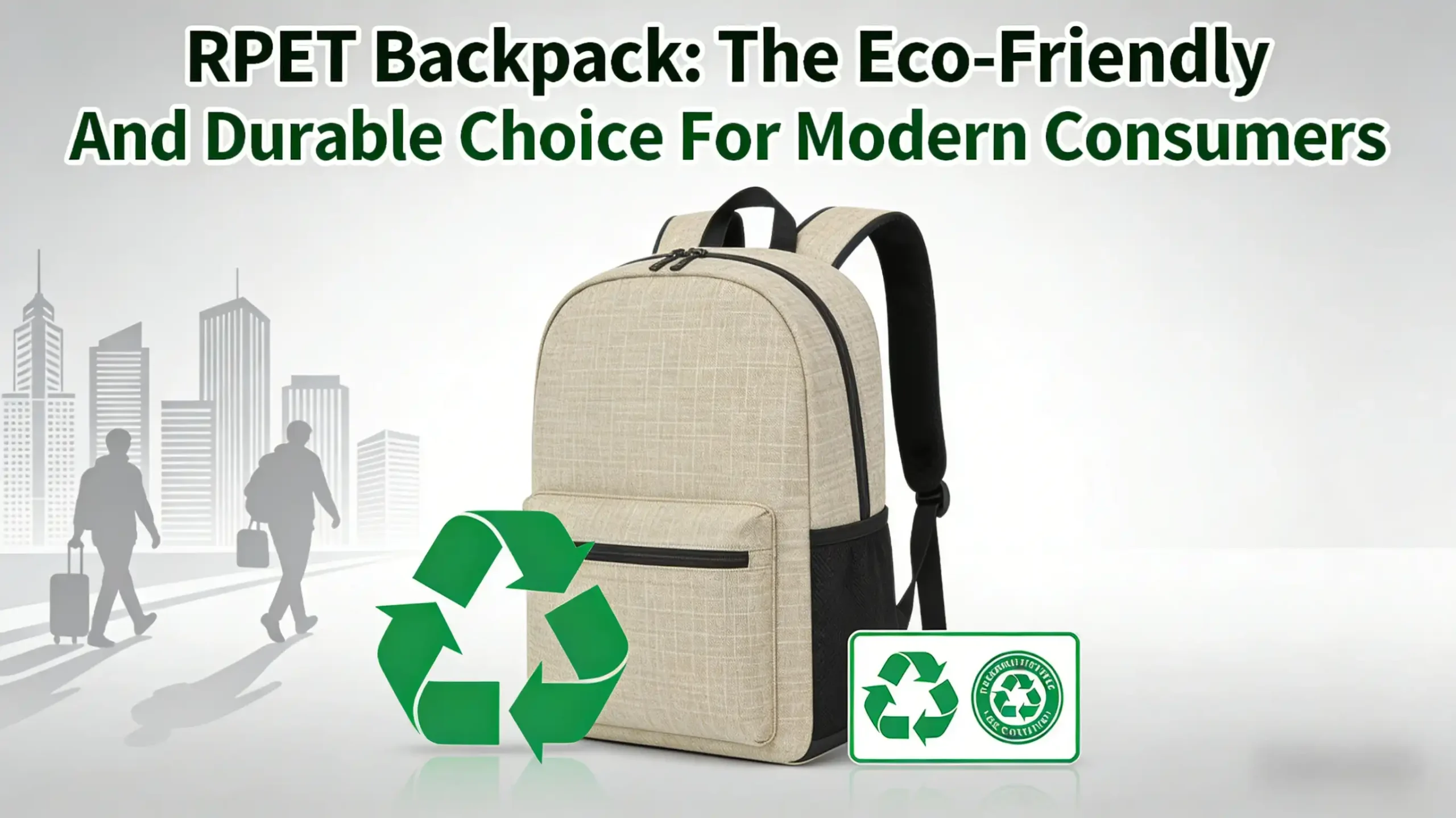 RPET Backpack: The Eco-Friendly And Durable Choice For Modern Consumers
