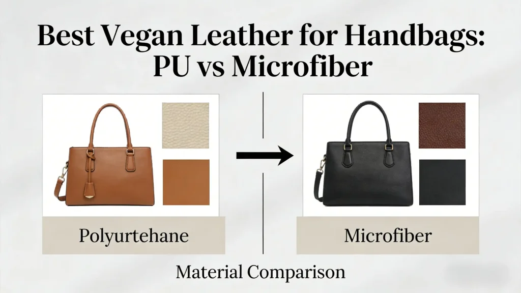 Best Vegan Leather for Handbags: PU vs Microfiber (Simple Buying Guide)
