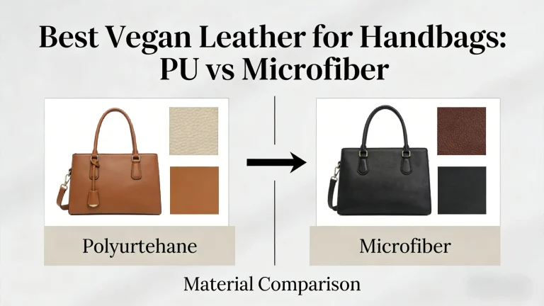 Best Vegan Leather for Handbags: PU vs Microfiber (Simple Buying Guide)