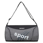 Sport-Themed Custom Gym Bag With Shoulder Strap