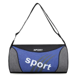 Sport-Themed Custom Gym Bag With Shoulder Strap
