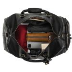 Wholesale Travel Duffel Bag in Black & Brown – OEM/ODM Customizable