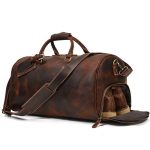 Wholesale Travel Duffel Bag in Black & Brown – OEM/ODM Customizable