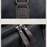 Vintage Waxed Retro Oiled Leather Travel Duffel Bag with Multi-Pockets-OEM/ODM