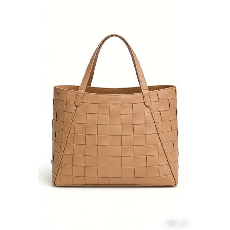 Custom Plaid Pattern Handbag for Women – Classic Checkered PU