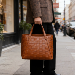 Custom Plaid Pattern Handbag for Women – Classic Checkered PU