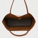 Large Capacity PU Tote Bag with Detachable Pouch