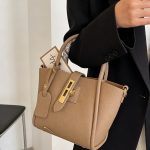 Custom Women’s Shoulder Bag – PU Leather Crossbody with Zipper Closure & Button Front Pocket