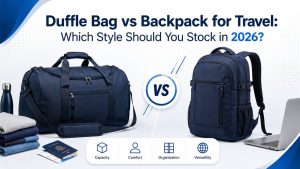 compare duffle bag with backpack