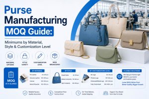 Purse manufacturer moq guide for b2b