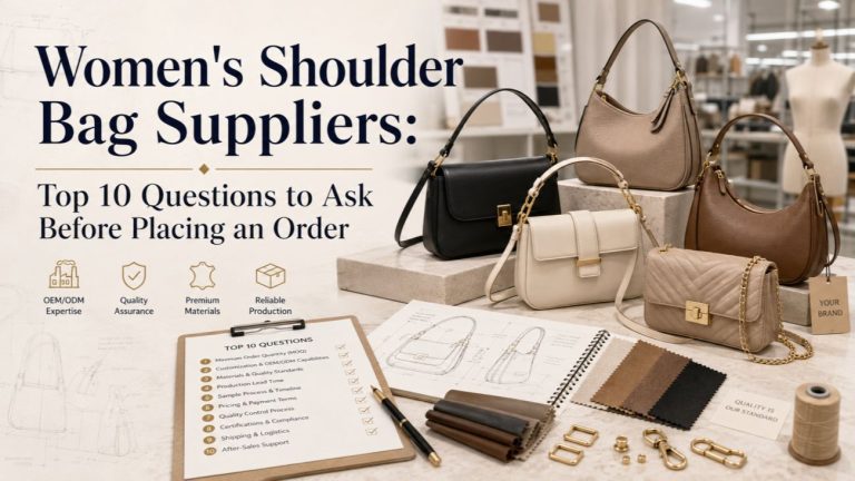 Women's Shoulder Bag Suppliers: Top 10 Questions to Ask Before Placing an Order
