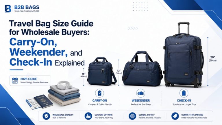 Three travel bags in carry-on, weekender, and check-in sizes=