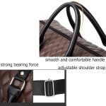 Custom Leather Travel Duffel Bag – 48L Large Capacity Weekender OEM/ODM