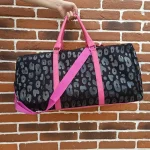Custom Leopard Print Duffel Bag – Women’s Travel & Gym Bag