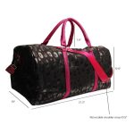 Custom Leopard Print Duffel Bag – Women’s Travel & Gym Bag