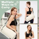 Custom Water-Resistant Sport Gym Bag with Shoe Compartment